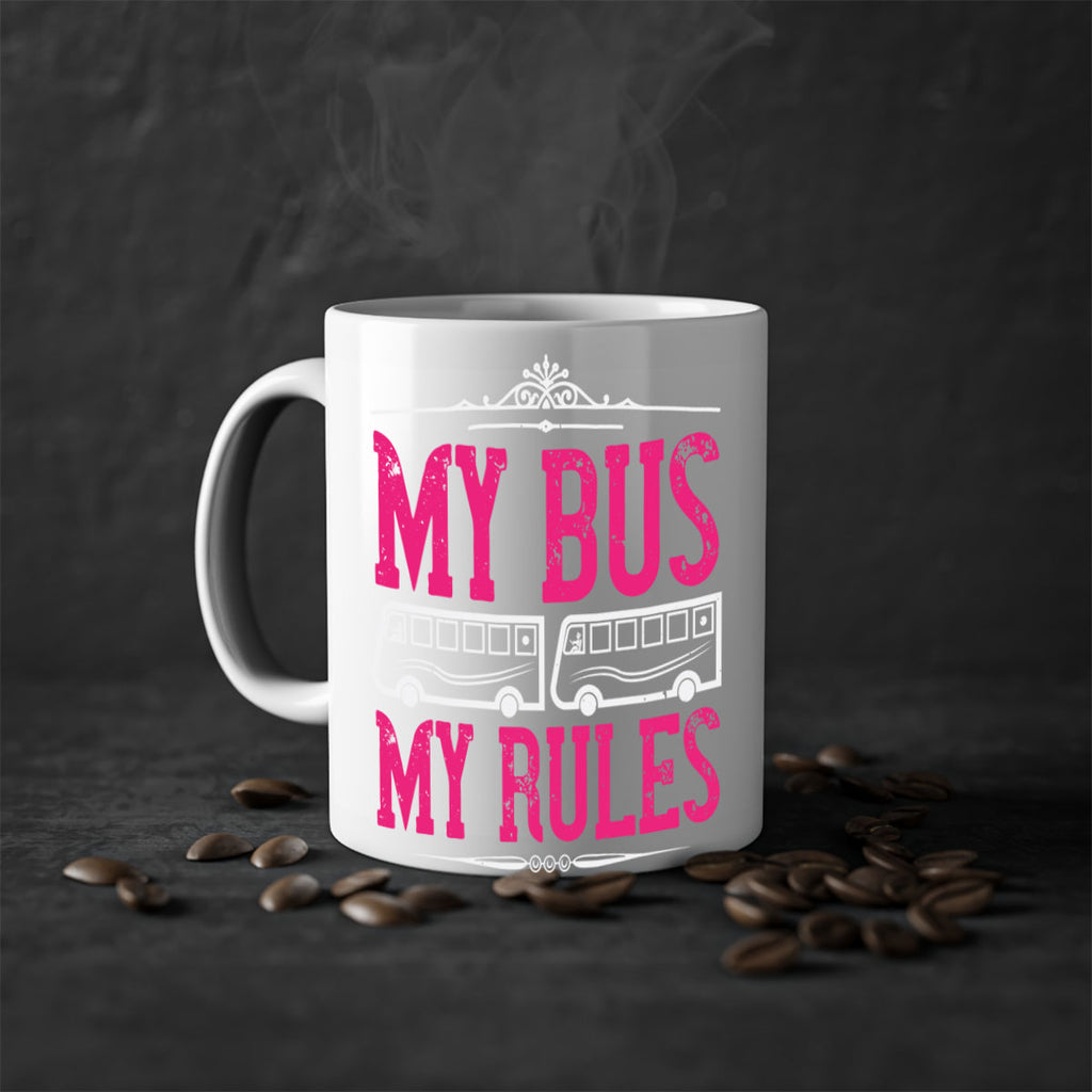 my bus my rules Style 20#- bus driver-Mug / Coffee Cup