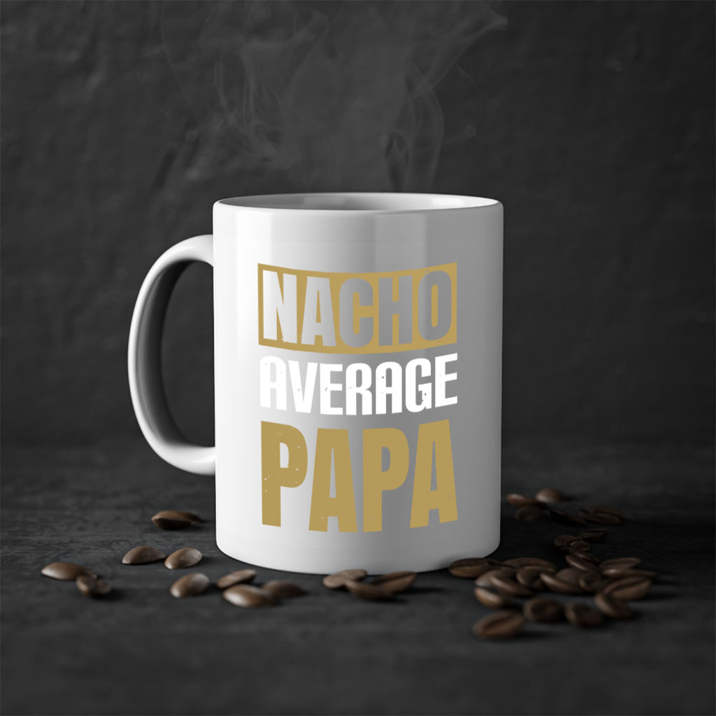 nacho average papa 25#- grandpa-Mug / Coffee Cup