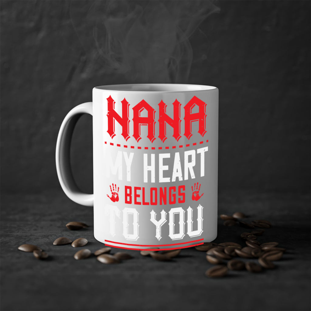 nana MY HEART 7#- grandma-Mug / Coffee Cup