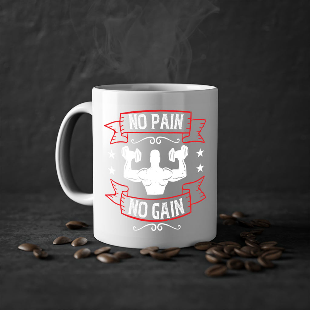 no pain no gain 82#- gym-Mug / Coffee Cup