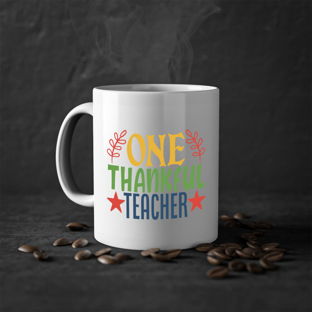 one thankful teacher Style 157#- teacher-Mug / Coffee Cup