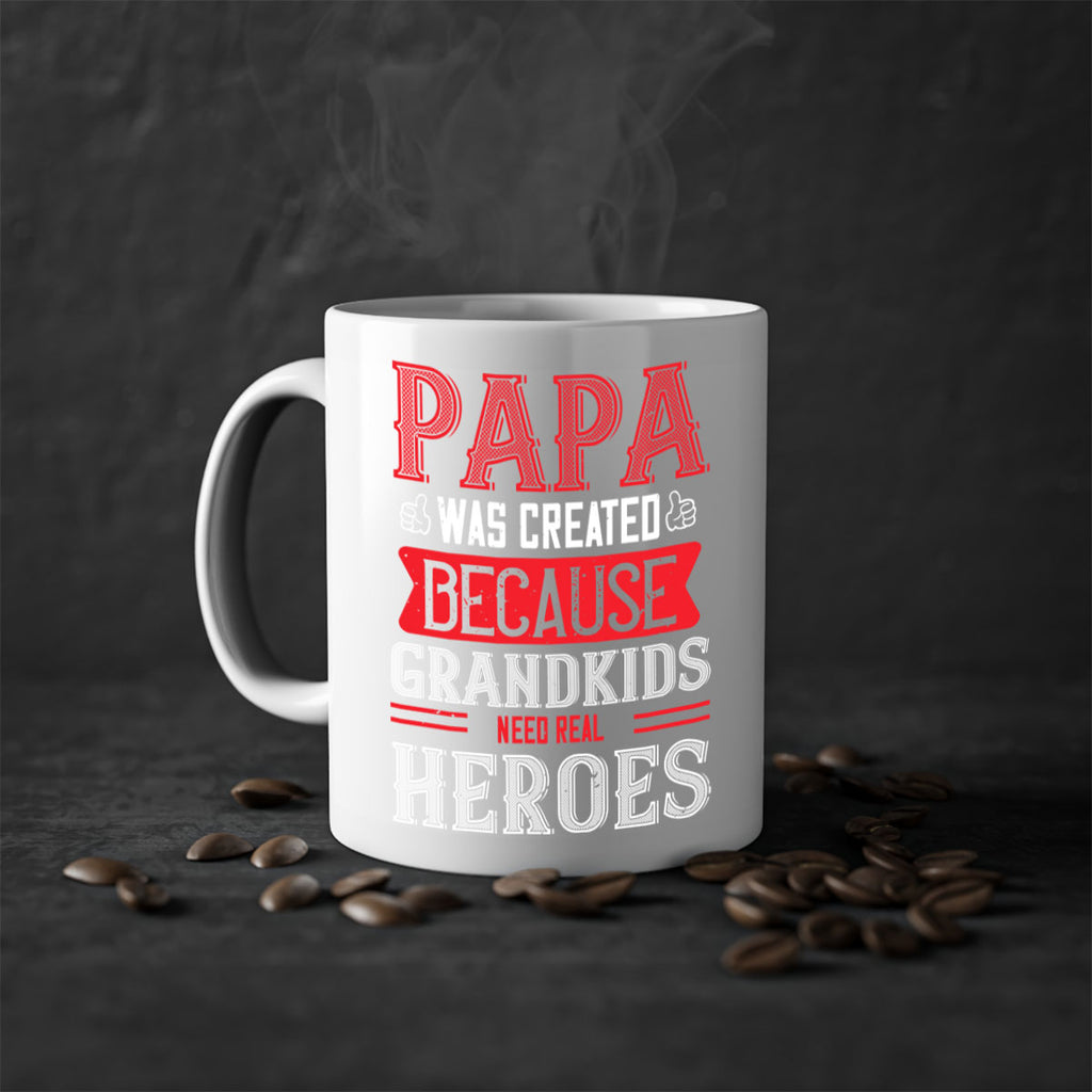 papa was created because grandkids need real 14#- grandpa-Mug / Coffee Cup