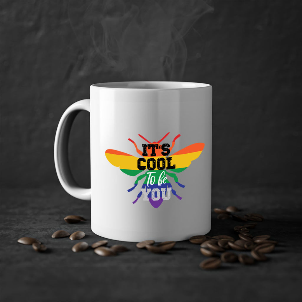 pride bee cool 70#- lgbt-Mug / Coffee Cup