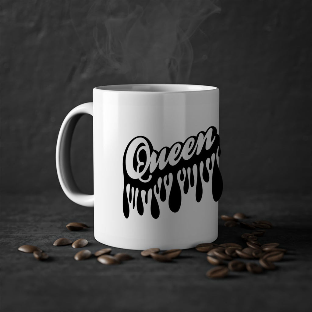 queen- black words - phrases-Mug / Coffee Cup