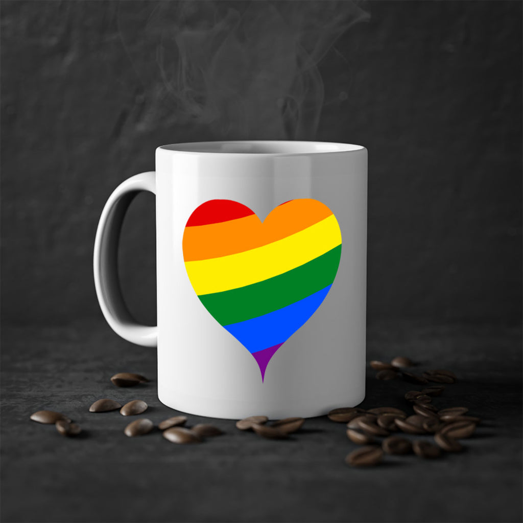 rainbow hear 8#- lgbt-Mug / Coffee Cup
