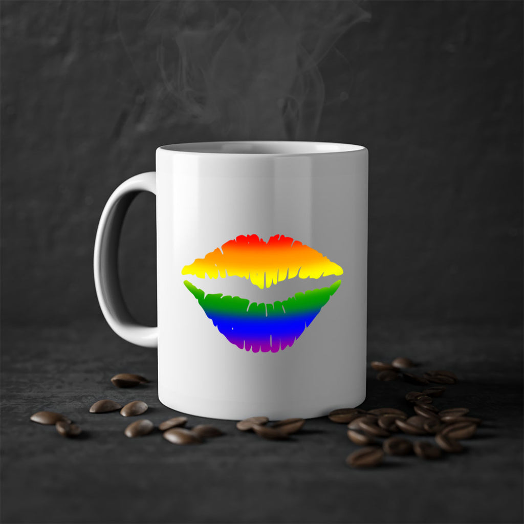 rainbow lips 6#- lgbt-Mug / Coffee Cup