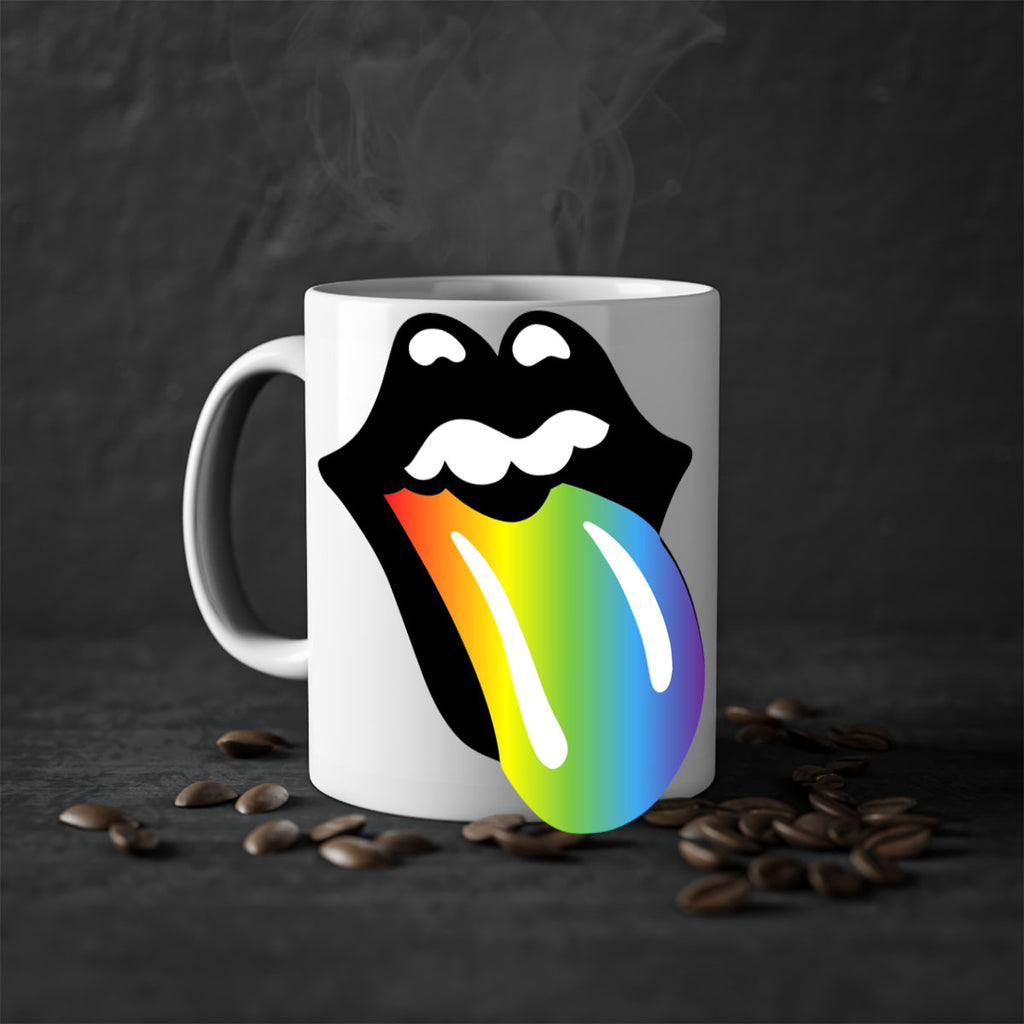 rainbow mouth and tongue 5#- lgbt-Mug / Coffee Cup