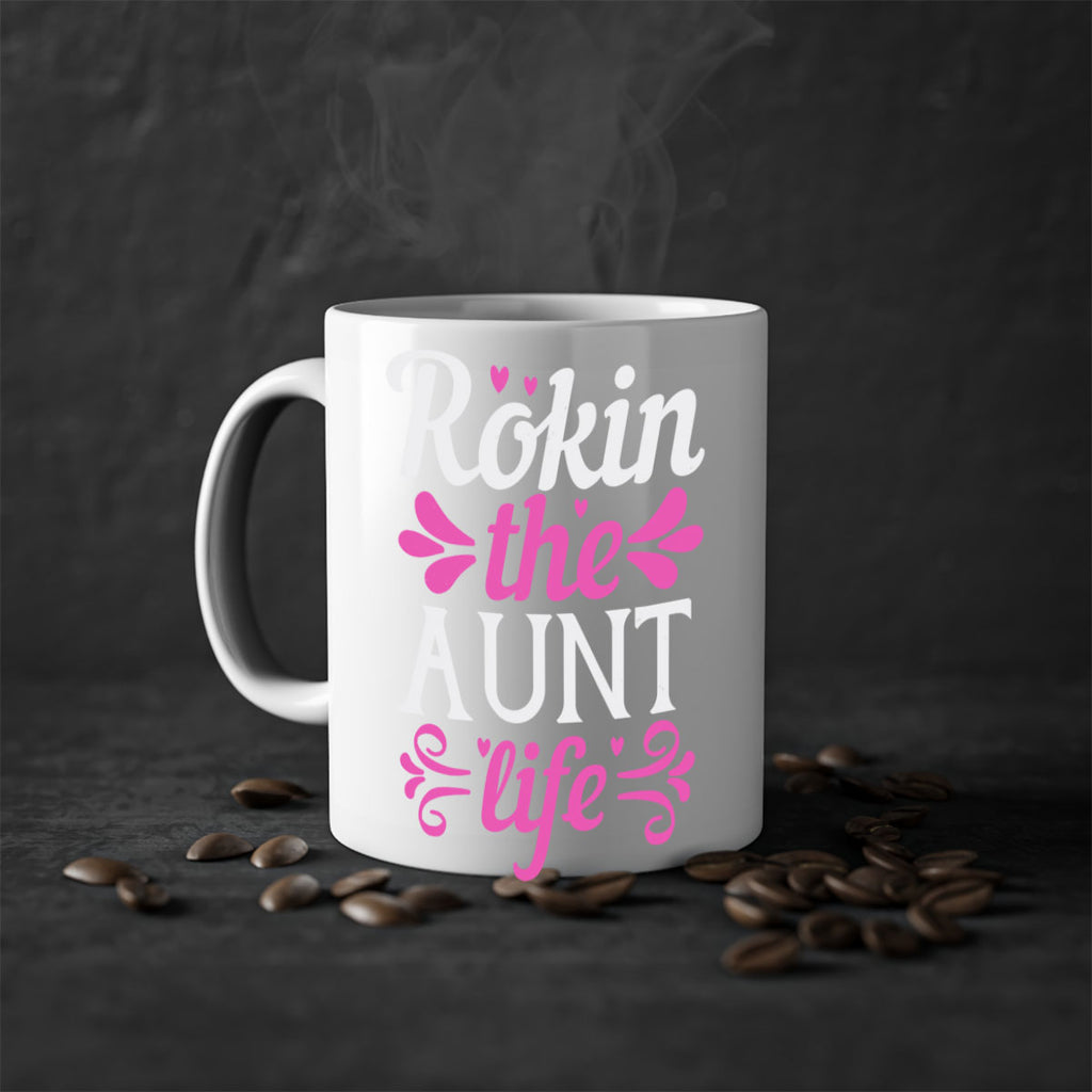 rokin the aunt life Style 24#- aunt-Mug / Coffee Cup