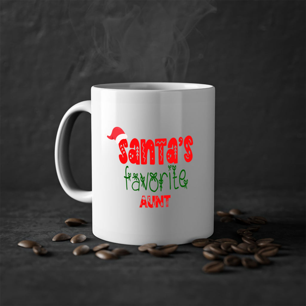 santas favorite aunt style 666#- christmas-Mug / Coffee Cup