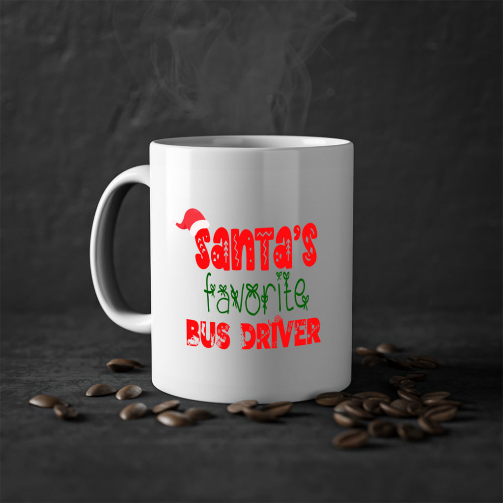 santas favorite bus driver style 692#- christmas-Mug / Coffee Cup