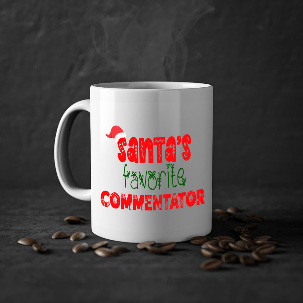 santas favorite commentator style 728#- christmas-Mug / Coffee Cup