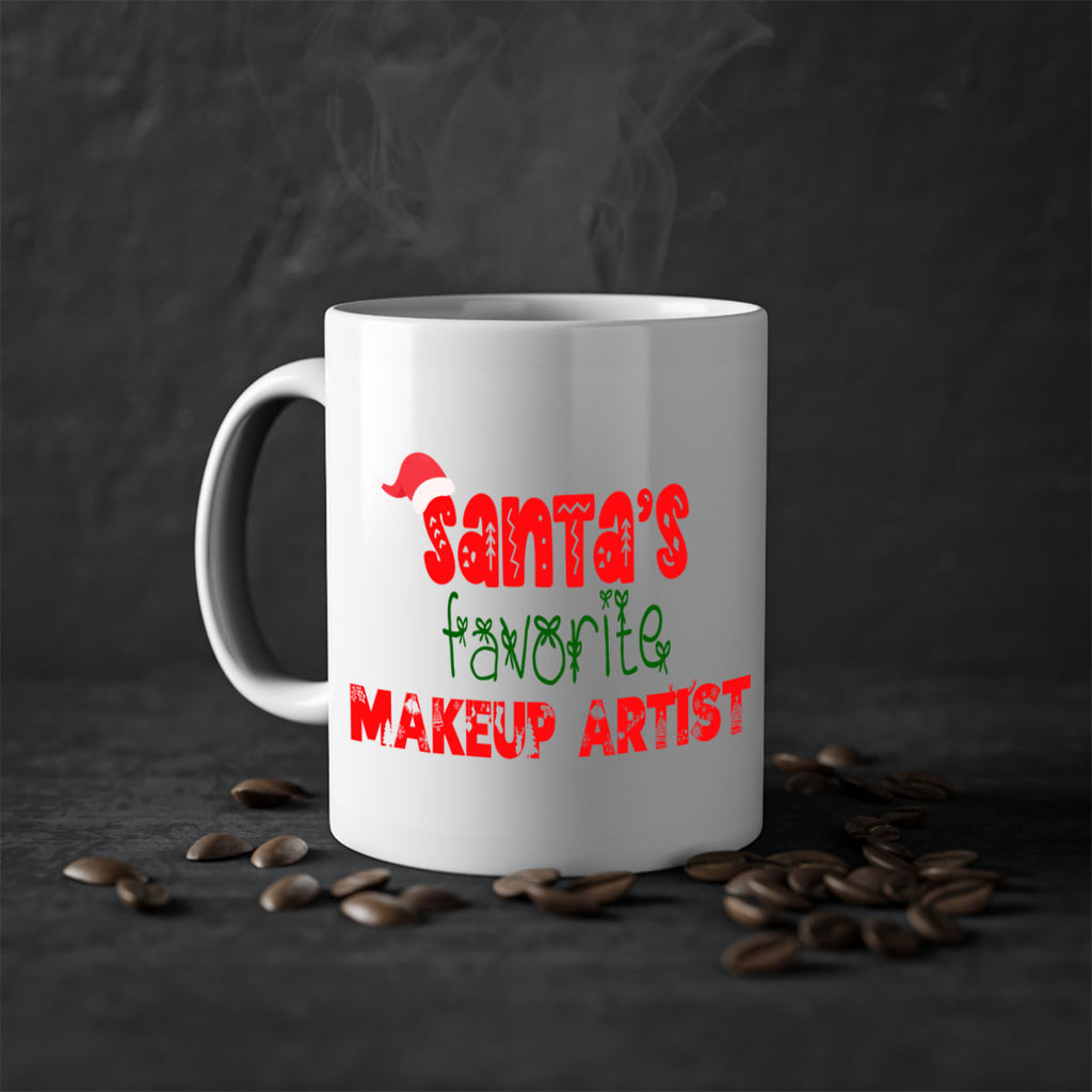 santas favorite makeup artist style 937#- christmas-Mug / Coffee Cup