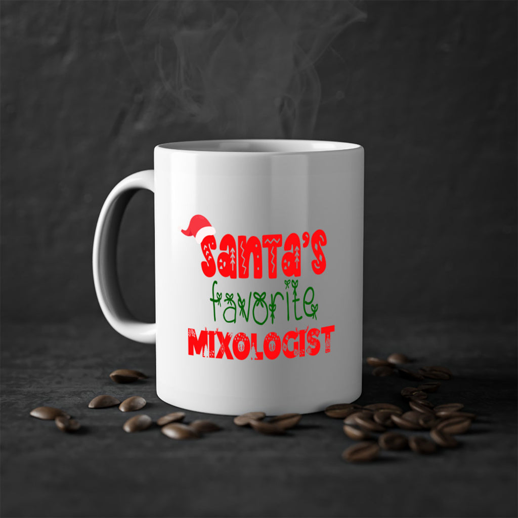 santas favorite mixologist style 962#- christmas-Mug / Coffee Cup