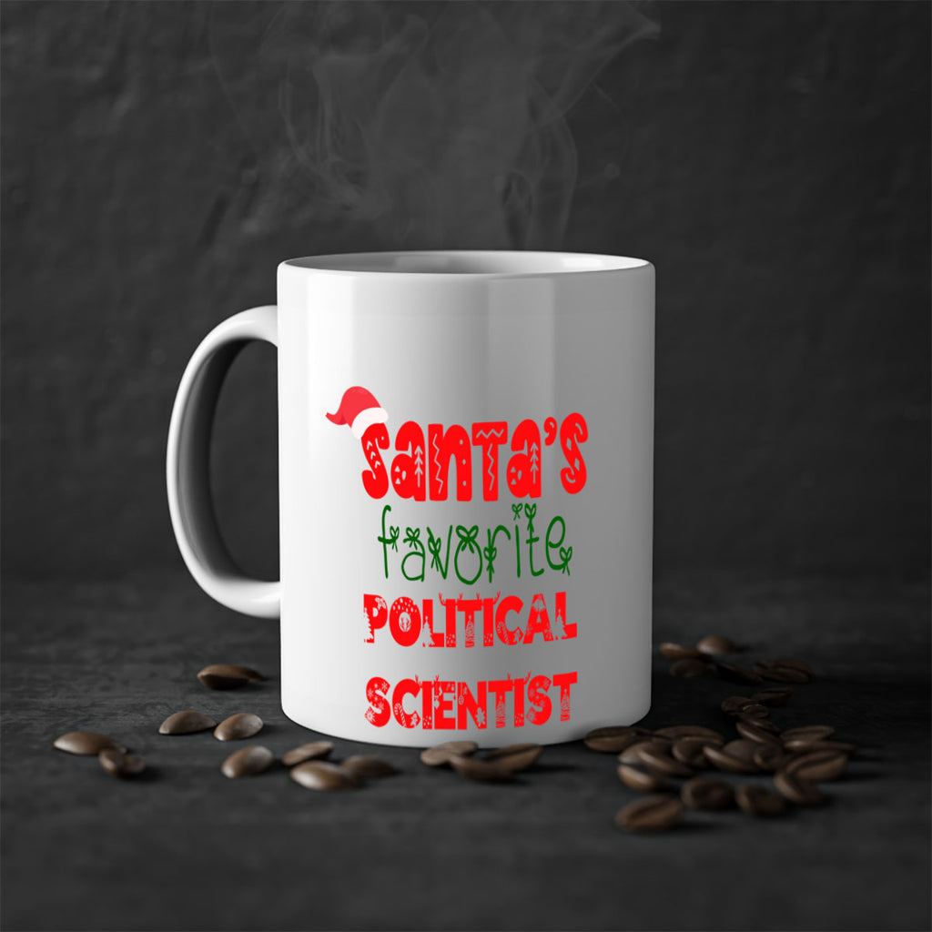 santas favorite political scientist style 1028#- christmas-Mug / Coffee Cup