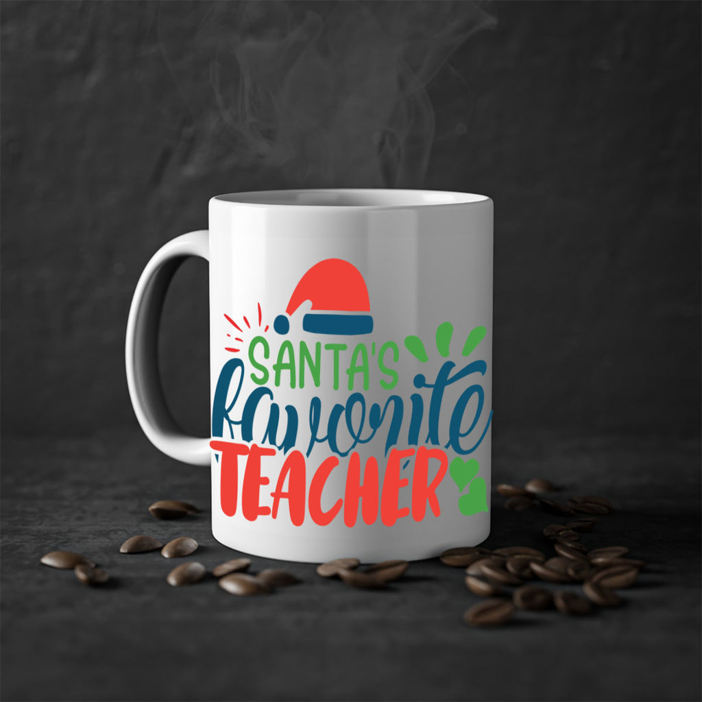 santas favorite teacher Style 151#- teacher-Mug / Coffee Cup