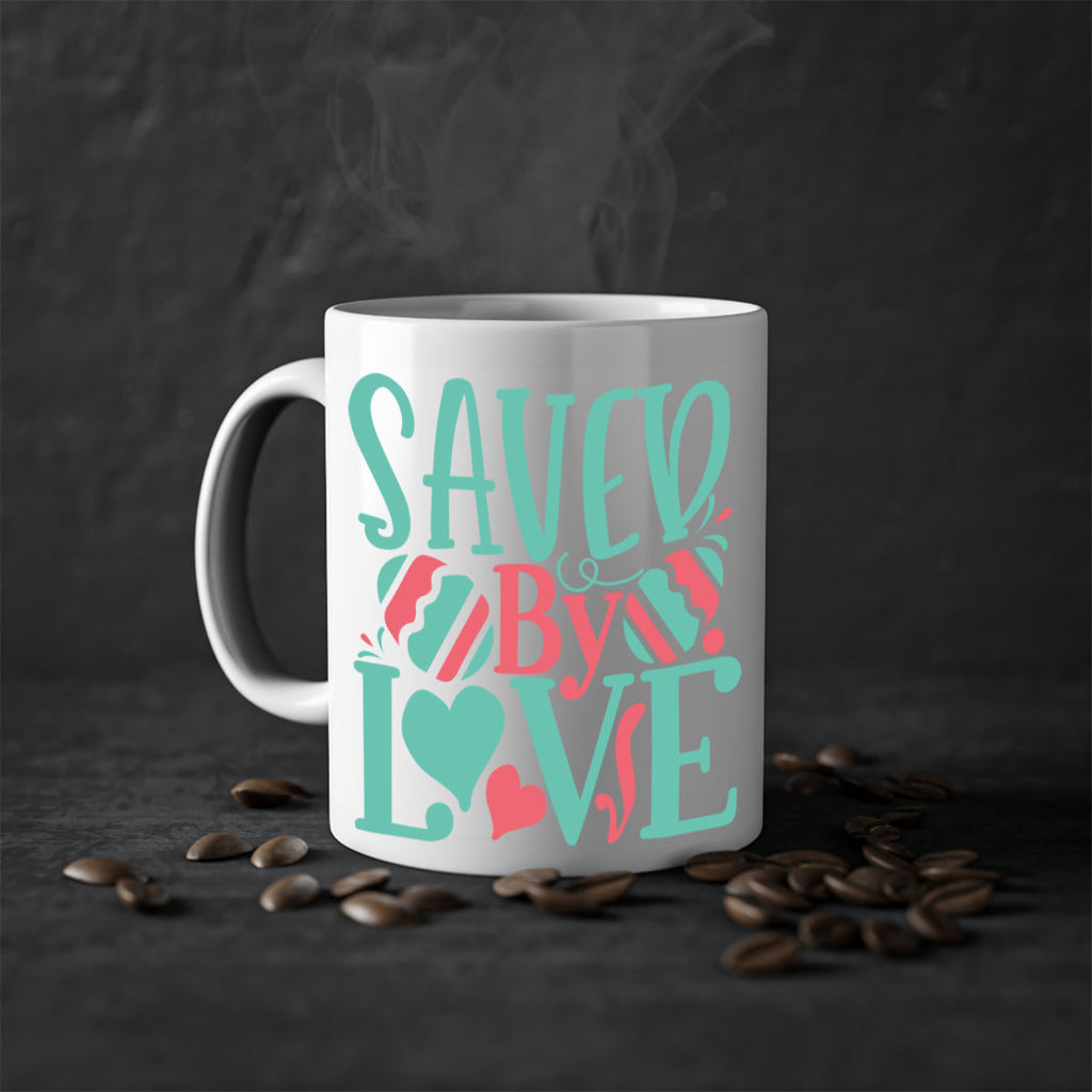 saved by love 106#- easter-Mug / Coffee Cup