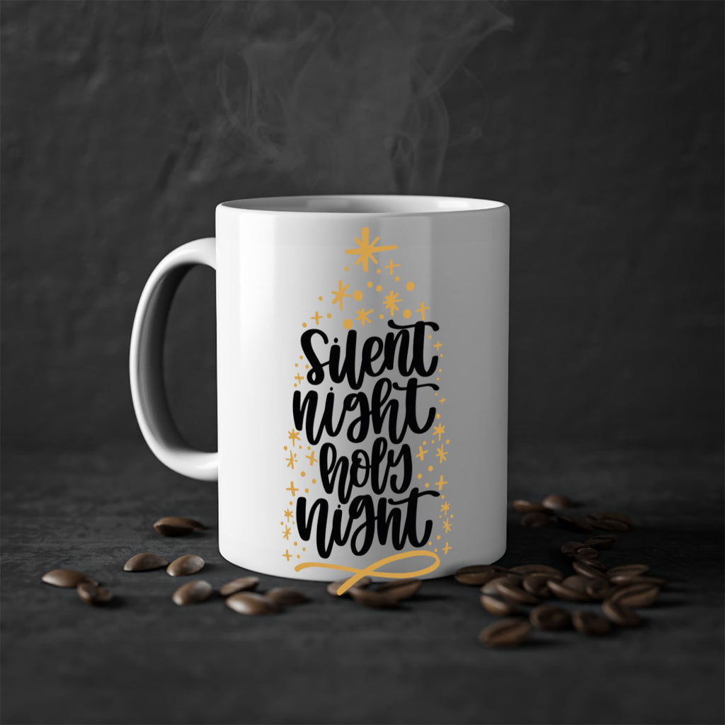 silent night holy night gold 47#- christmas-Mug / Coffee Cup