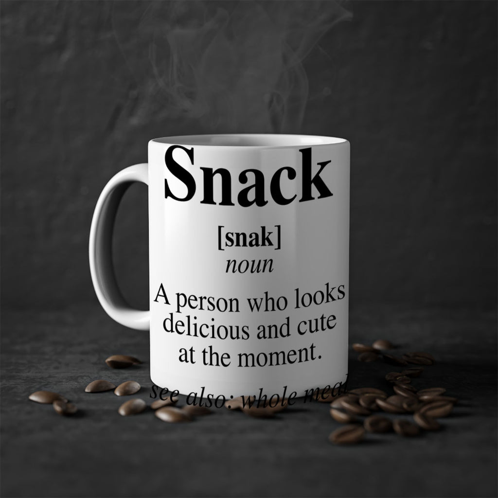 snack definition 29#- black words - phrases-Mug / Coffee Cup