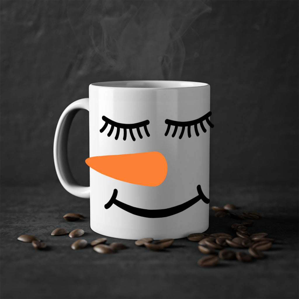 snowman face #- christmas-Mug / Coffee Cup