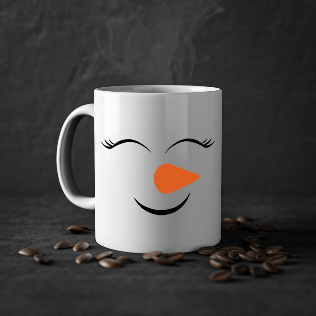 snowman face style 1178#- christmas-Mug / Coffee Cup
