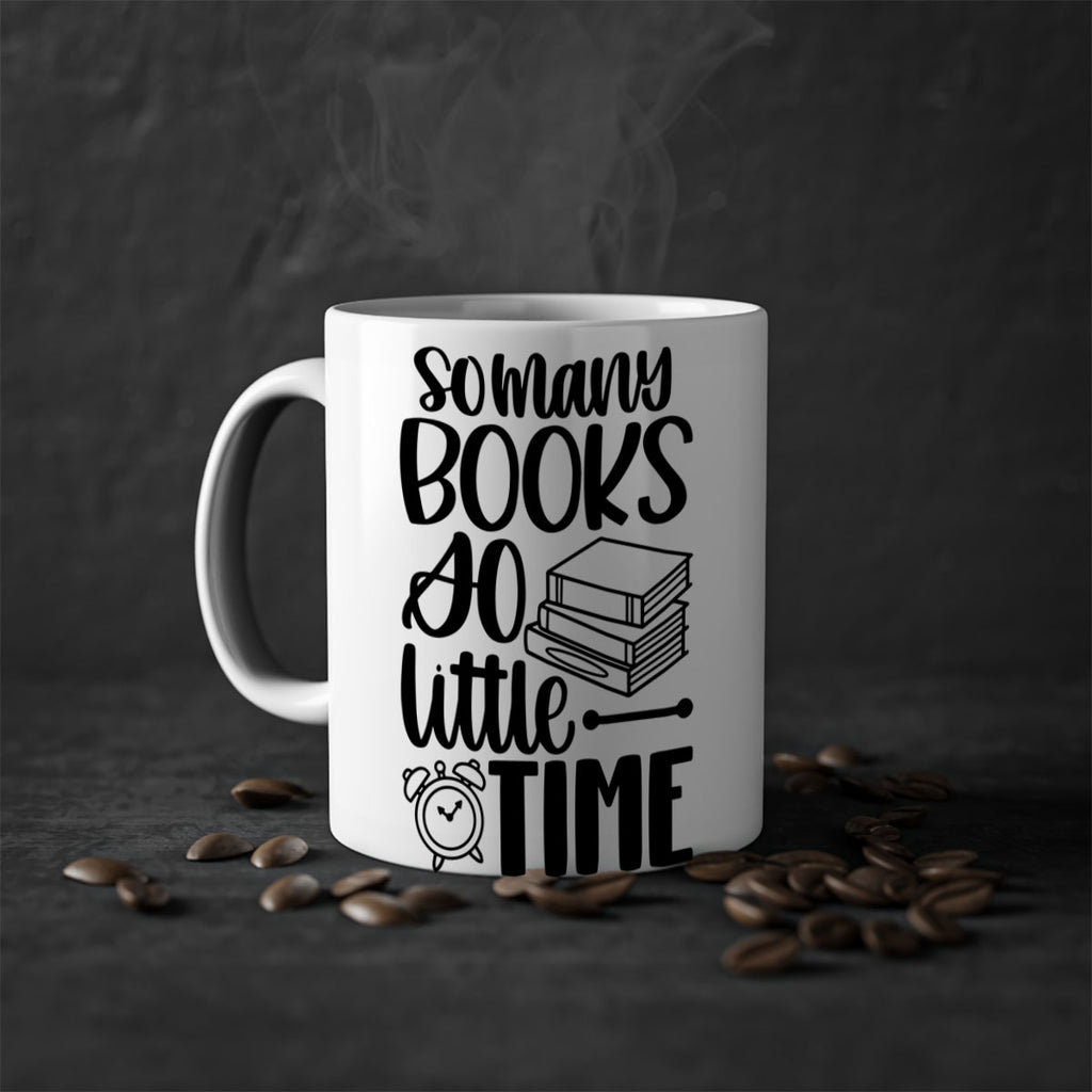 so many books so little time 28#- Reading - Books-Mug / Coffee Cup