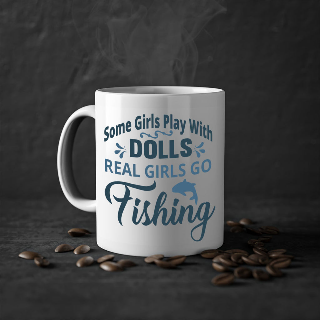 some girl play with dolls 38#- fishing-Mug / Coffee Cup