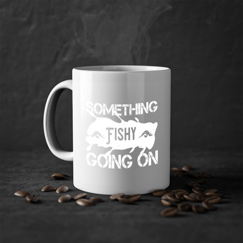 something fishy going on 235#- fishing-Mug / Coffee Cup
