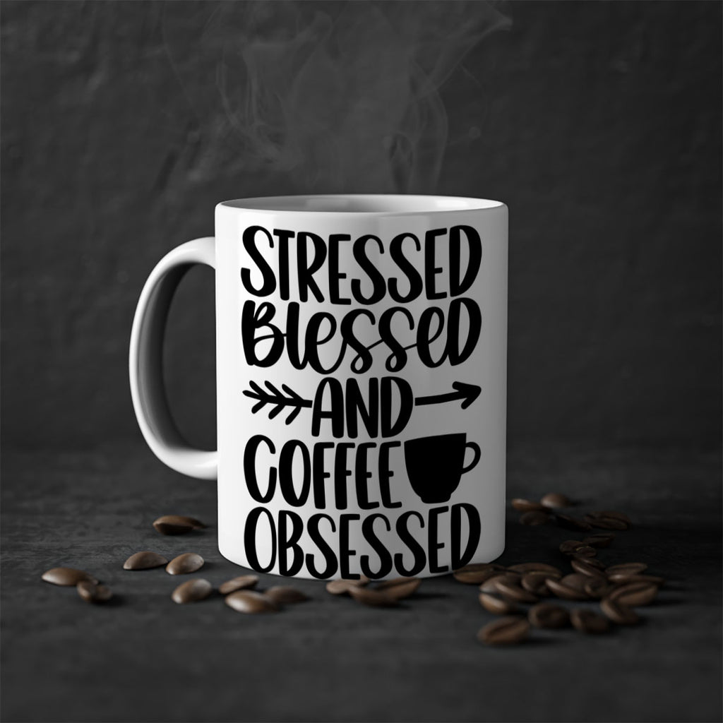 stressed blessed and 26#- coffee-Mug / Coffee Cup