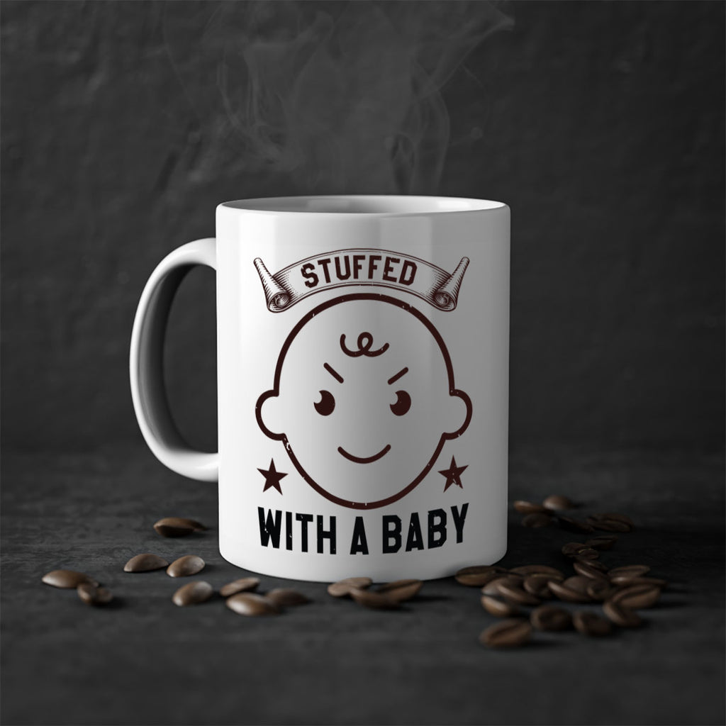 stuffed with a baby Style 14#- baby shower-Mug / Coffee Cup