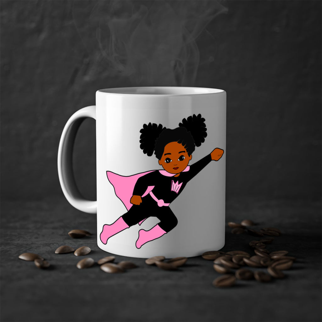 super kids girl 11#- Black women - Girls-Mug / Coffee Cup