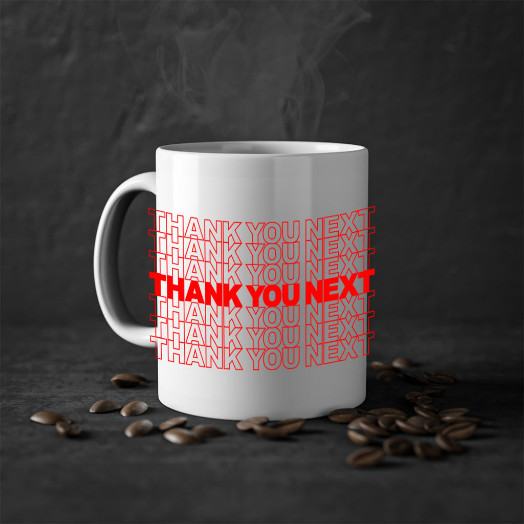 thank you next 22#- black words - phrases-Mug / Coffee Cup