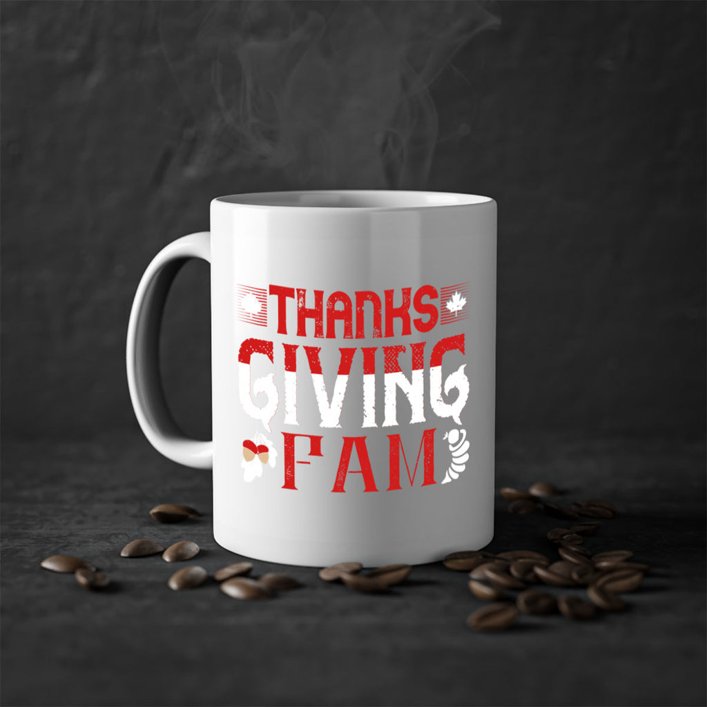 thanks giving fam 16#- thanksgiving-Mug / Coffee Cup