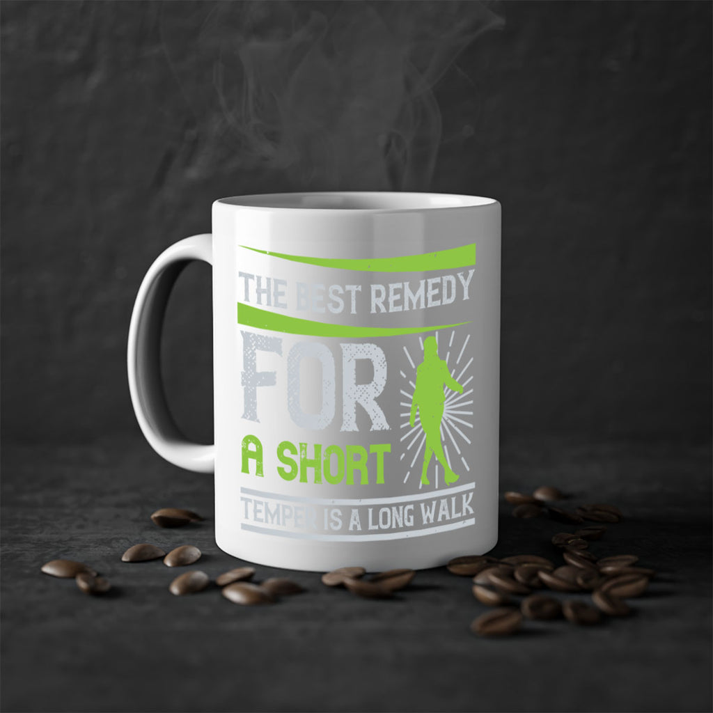 the best remedy for a short temper is a long walk 23#- walking-Mug / Coffee Cup