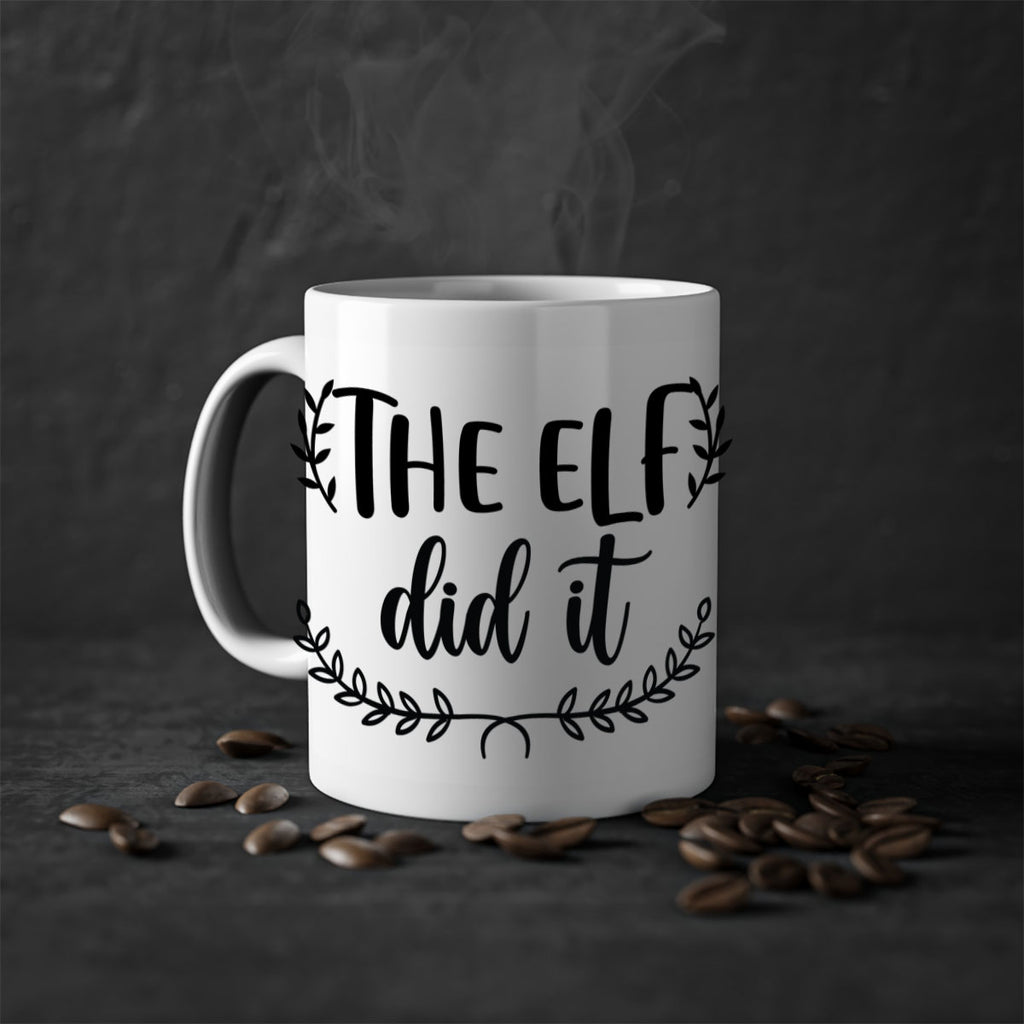 the elf did it style 1196#- christmas-Mug / Coffee Cup