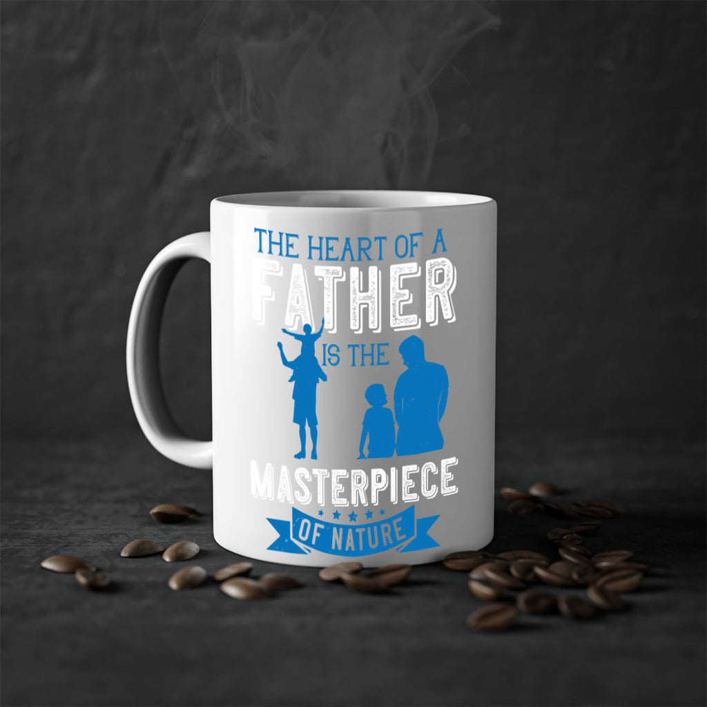 the heart of a father is the masterpiece of nature 169#- fathers day-Mug / Coffee Cup