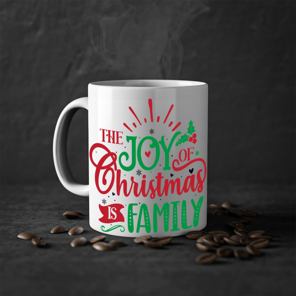 the joy of christmas is family style 1197#- christmas-Mug / Coffee Cup