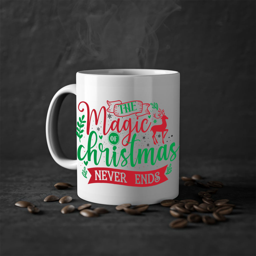 the magic of christmas never ends style 1201#- christmas-Mug / Coffee Cup