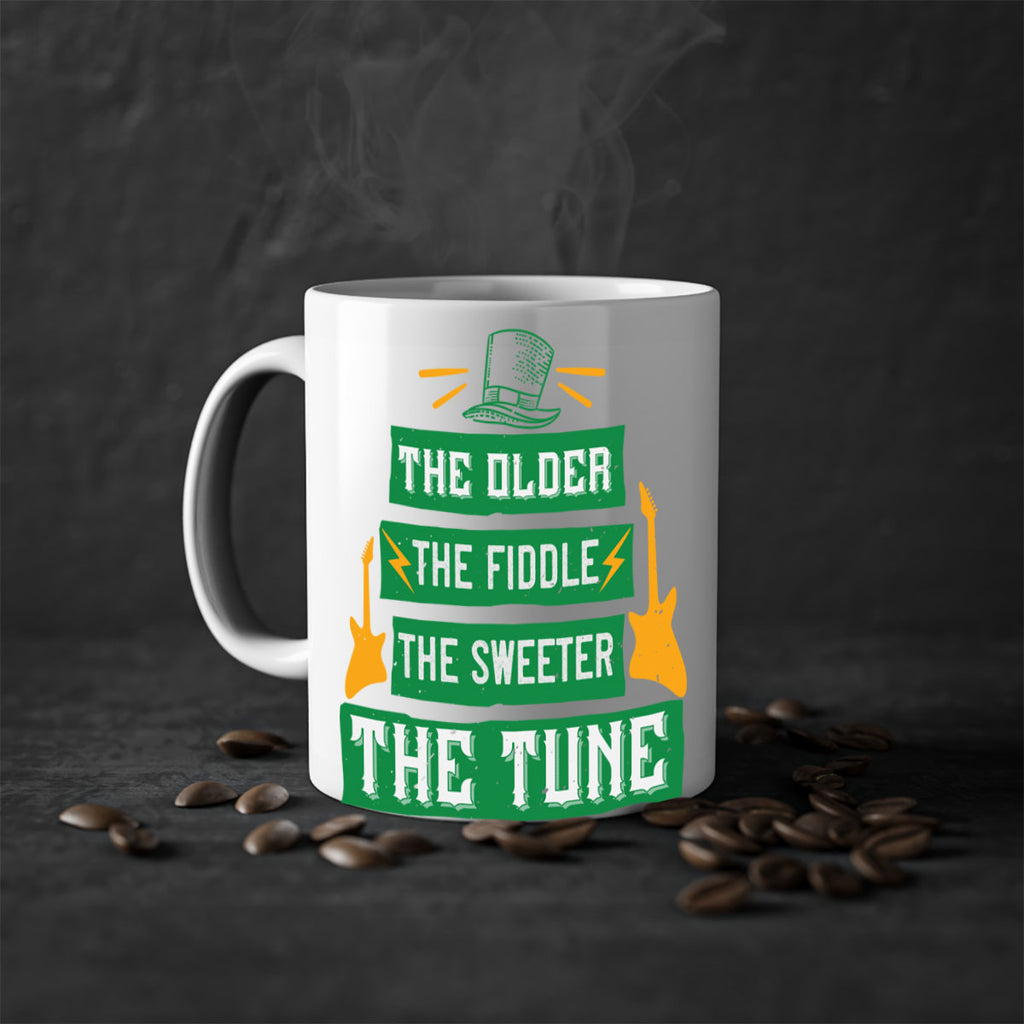 the older the fiddle the sweetrt the tune Style 9#- St Patricks Day-Mug / Coffee Cup