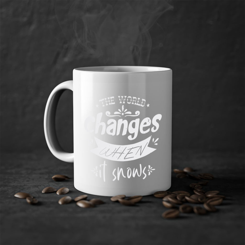 the world changes 350#- christmas-Mug / Coffee Cup