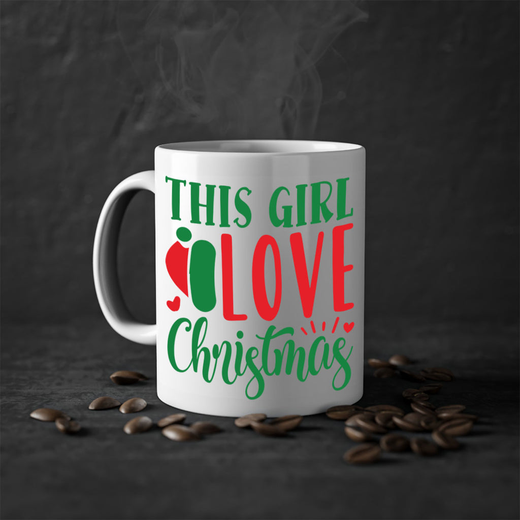this girl love christmas style 1208#- christmas-Mug / Coffee Cup
