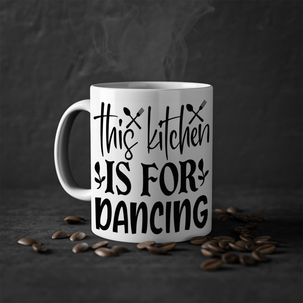 this kitchen is for dancing 75#- kitchen-Mug / Coffee Cup