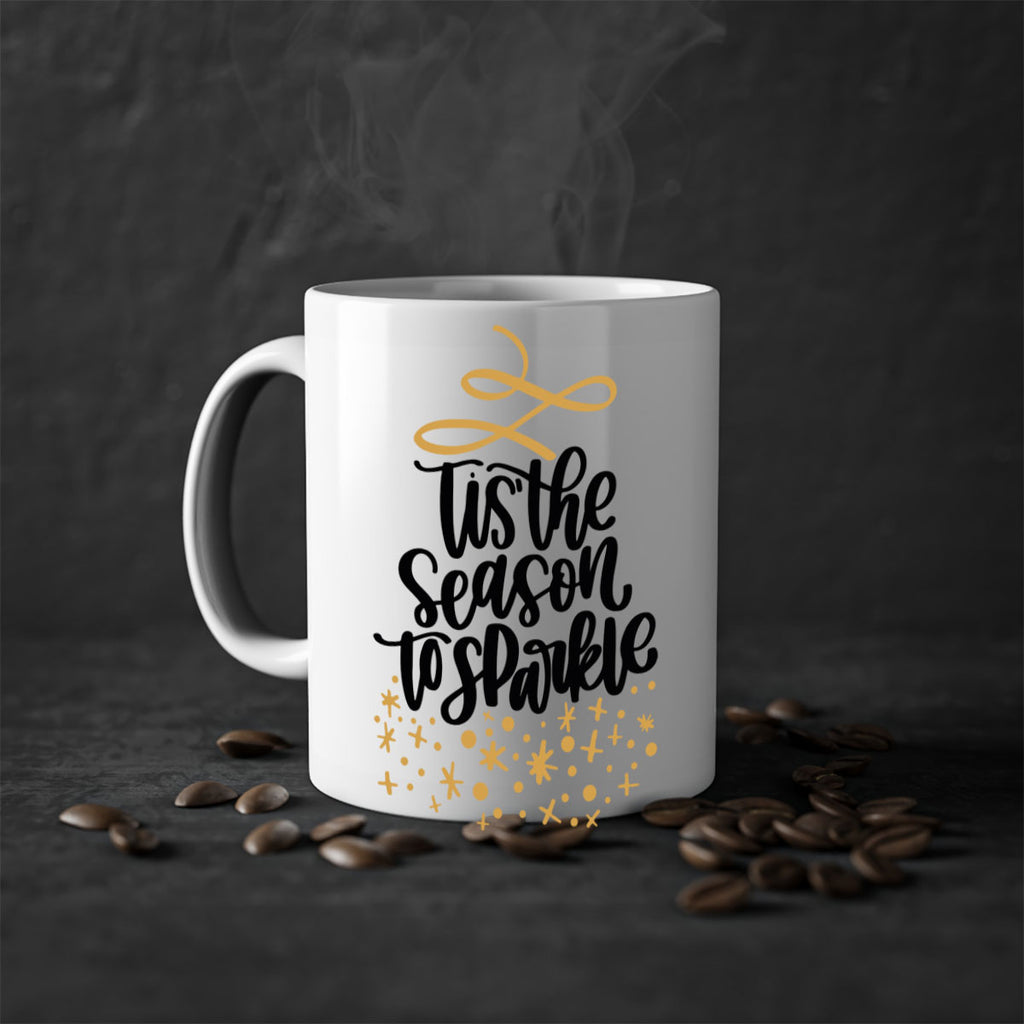 tis the season to sparkle gold 37#- christmas-Mug / Coffee Cup
