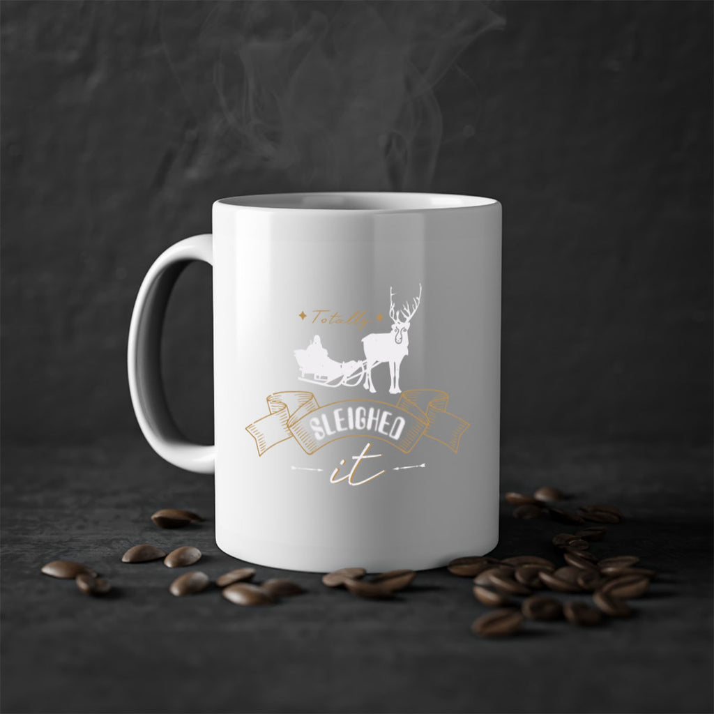 totally sleighed it 333#- christmas-Mug / Coffee Cup