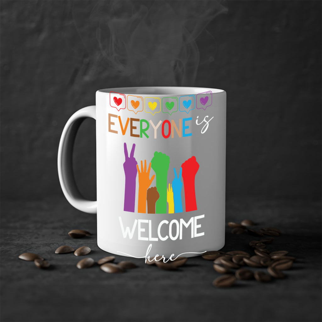 unity day everyone is welcome lgbt 7#- lgbt-Mug / Coffee Cup