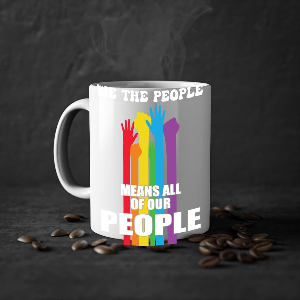 we the people means all lgbt 4#- lgbt-Mug / Coffee Cup