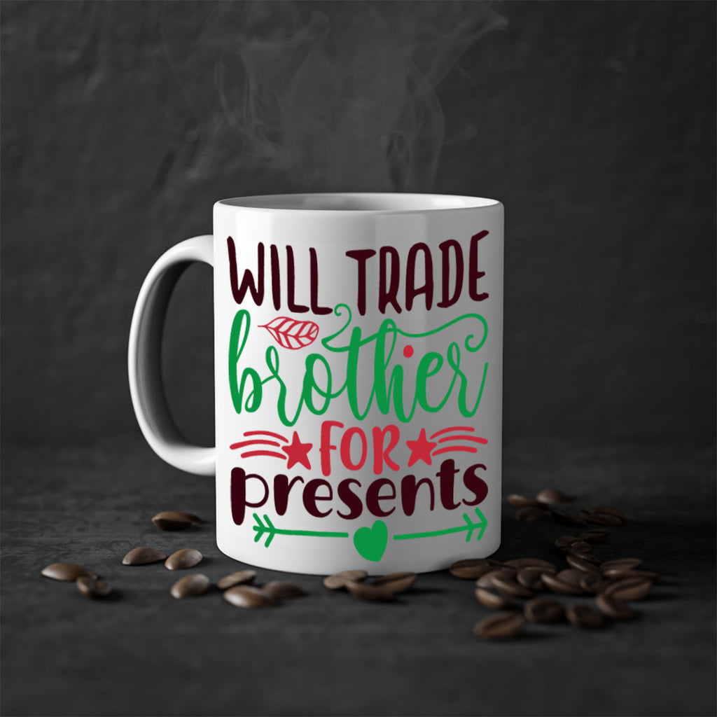 will trade brother for present 3#- christmas-Mug / Coffee Cup
