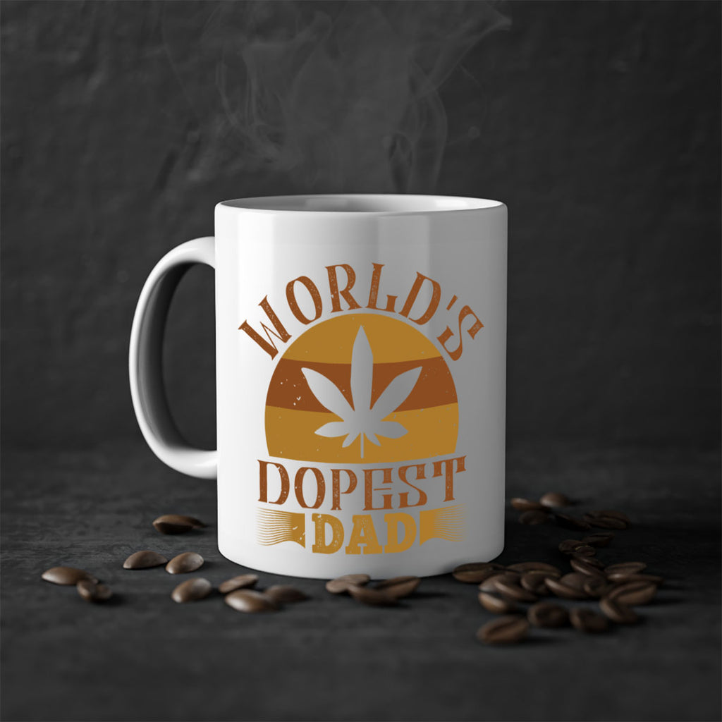 worlds dopest dad 145#- fathers day-Mug / Coffee Cup