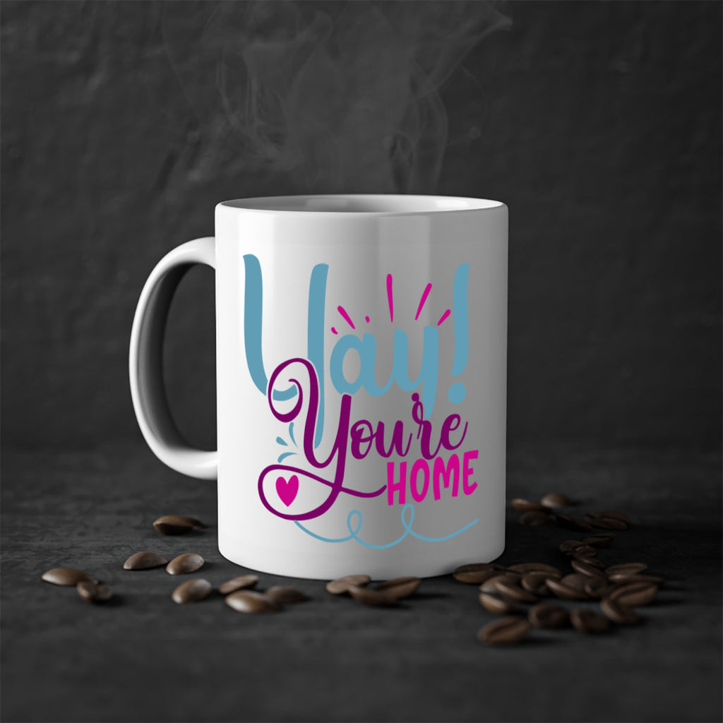 yay youre home 7#- Family-Mug / Coffee Cup