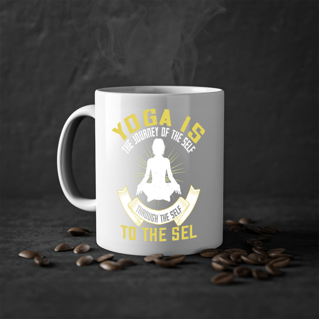 yoga is the journey of the self through the self to the sel 20#- yoga-Mug / Coffee Cup
